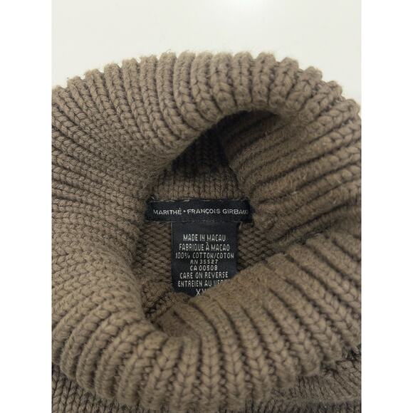 Marithé + François Girbaud men's Chunky Turtleneck Sweater sz XXL Thick Winter - Picture 3 of 5